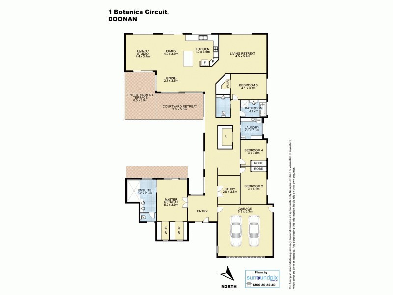 1 Botanica Circuit, Doonan QLD 4562 Floorplan