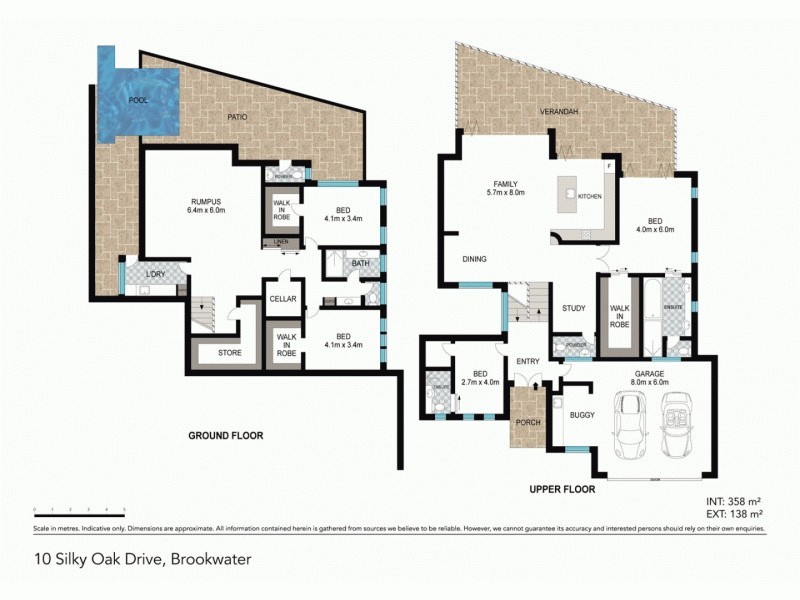10 Silky Oak Drive, Brookwater QLD 4300 Floorplan
