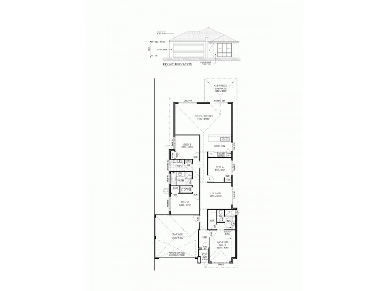 Lot 279 Campana Rise, Hammond Park WA 6164 Floorplan