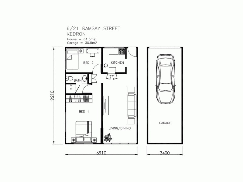 6/21 Ramsay Street, Kedron QLD 4031 Floorplan