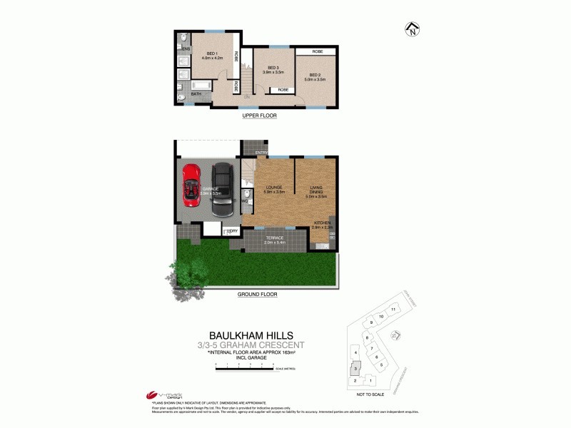 3/3-5 Graham Crescent, Baulkham Hills NSW 2153 Floorplan