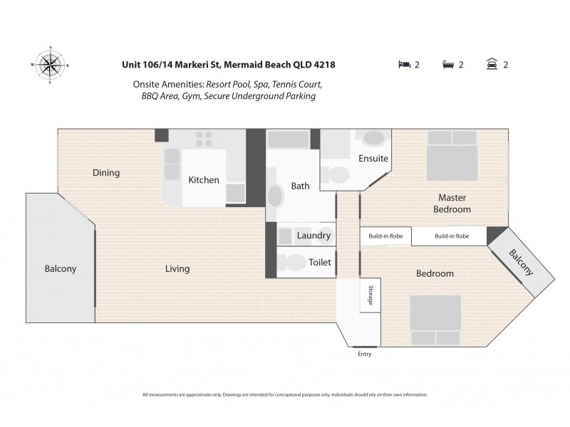 106/14 Markeri Street, Mermaid Beach QLD 4218