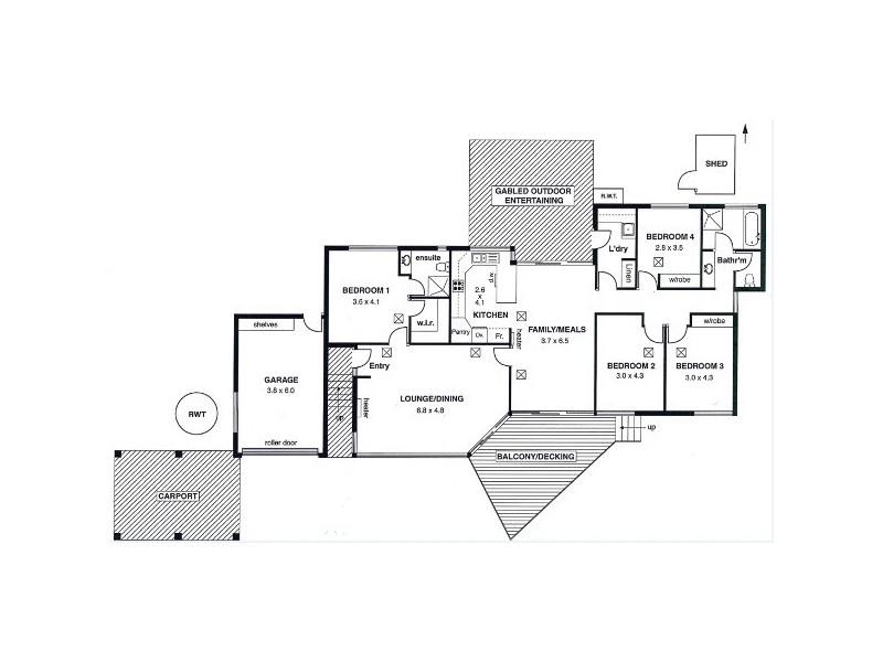 9 Crowsnest Court, Coromandel Valley SA 5051 Floorplan