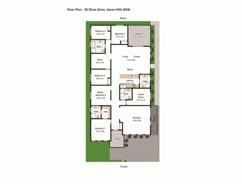 30 Ellam Drive, Seven Hills NSW 2147 Floorplan