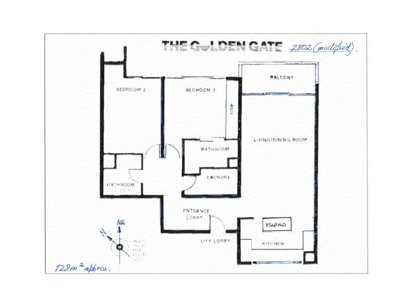 2802/3422 Surfers Paradise Boulevard, Surfers Paradise QLD 4217 Floorplan