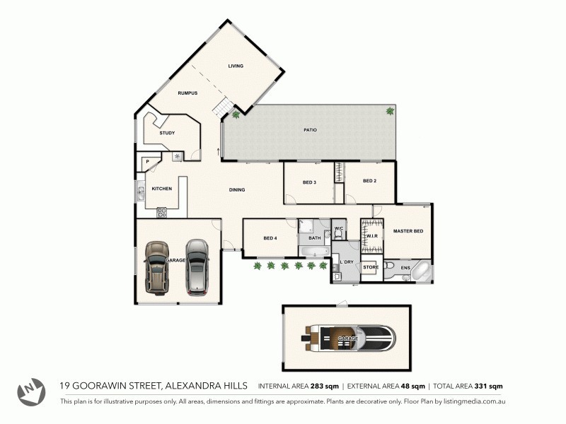 19 Goorawin Street, Alexandra Hills QLD 4161 Floorplan