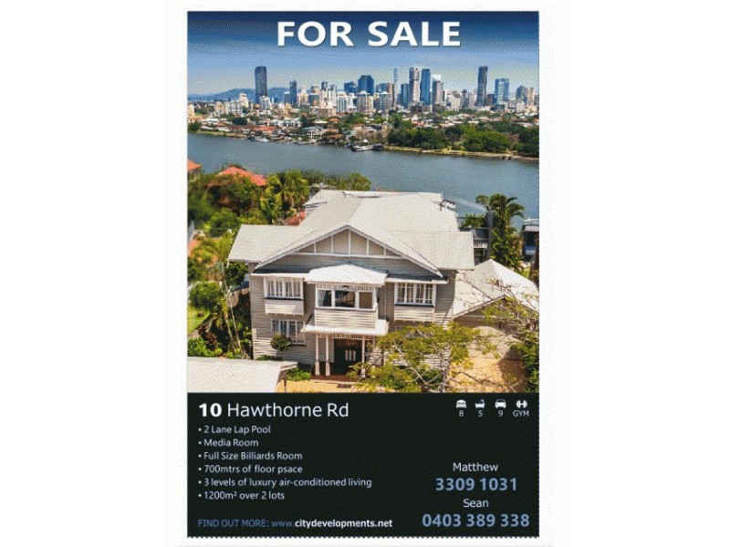 10 Hawthorne Road, Hawthorne QLD 4171 Floorplan