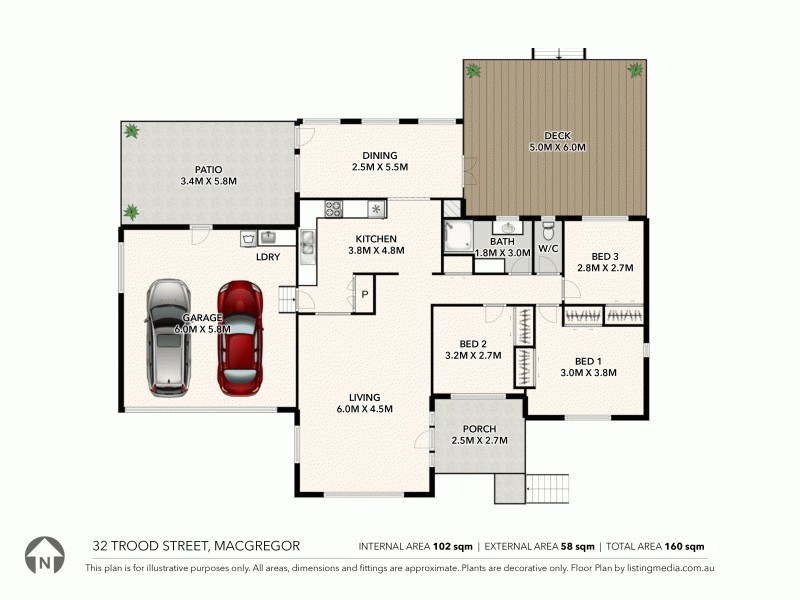 32 Trood Street, Macgregor QLD 4109 Floorplan