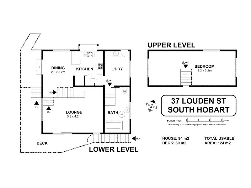37 Louden street, South Hobart TAS 7004 Floorplan