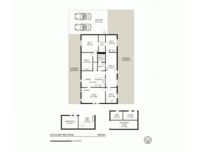 228 Wilbetree Road, Mudgee NSW 2850 Floorplan