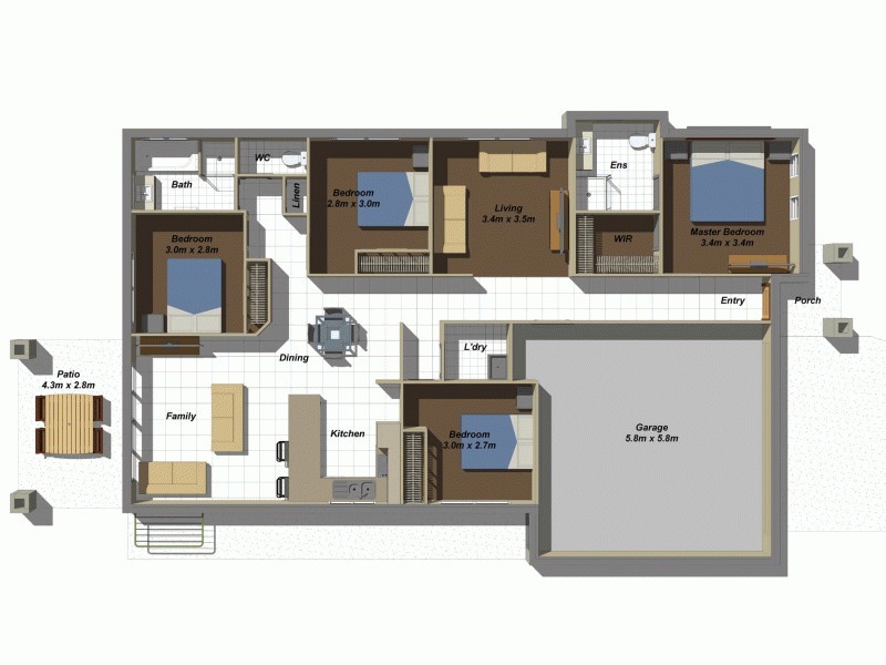 Flinders View QLD 4305 Floorplan