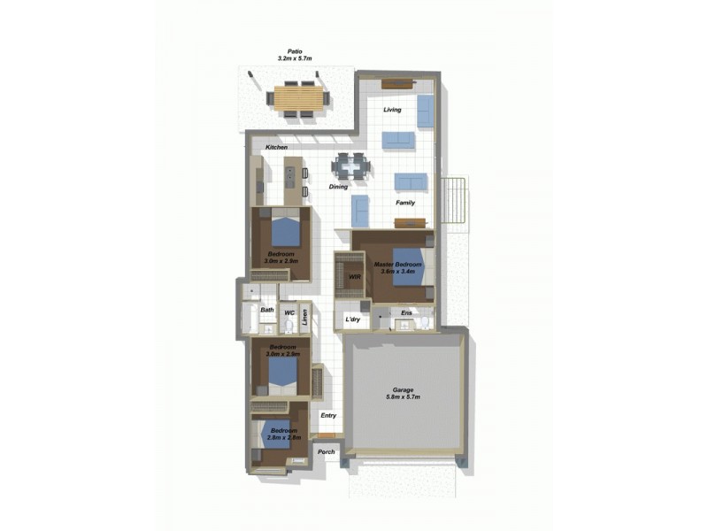 Redbank Plains QLD 4301 Floorplan
