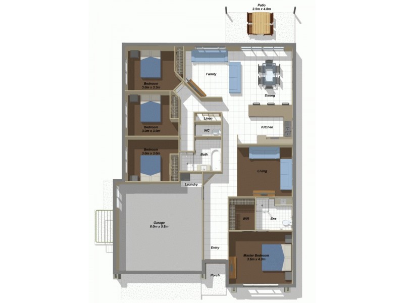 Redbank Plains QLD 4301 Floorplan