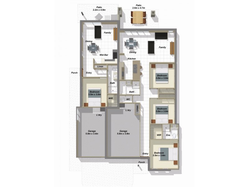Redbank Plains QLD 4301 Floorplan