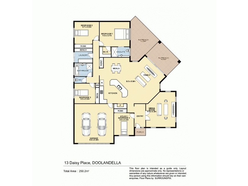 13 Daisy Place, Doolandella QLD 4077 Floorplan