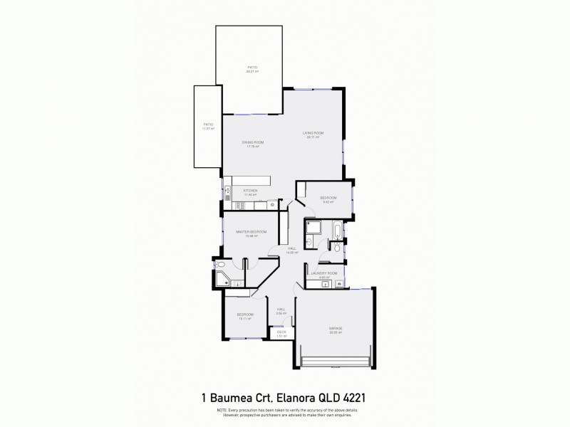 1 Baumea Court, Elanora QLD 4221 Floorplan