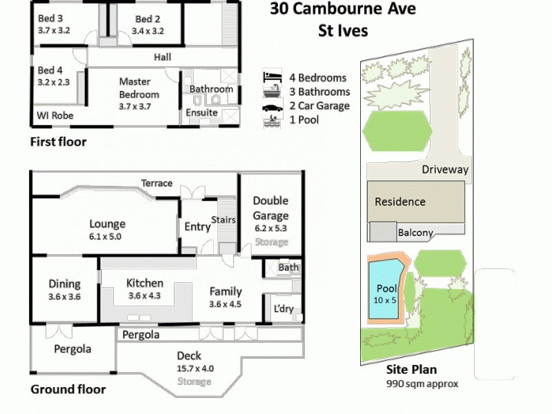 30 Cambourne Avenue, St Ives NSW 2075 Floorplan