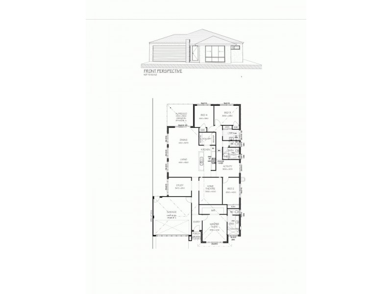 Lot 1275 Crescendo Green, The Vines WA 6069 Floorplan