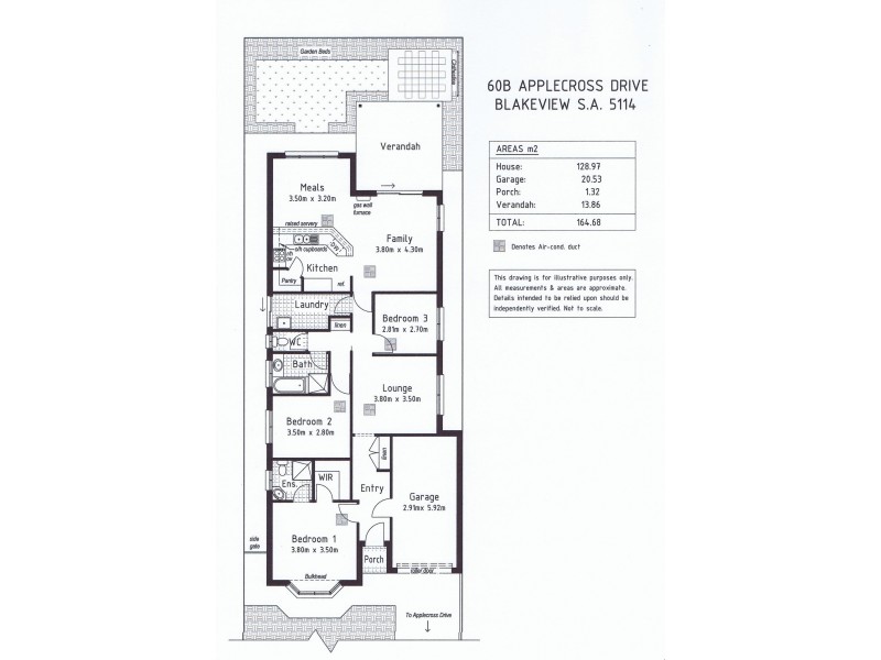60b Applecross Drive, Blakeview SA 5114 Floorplan