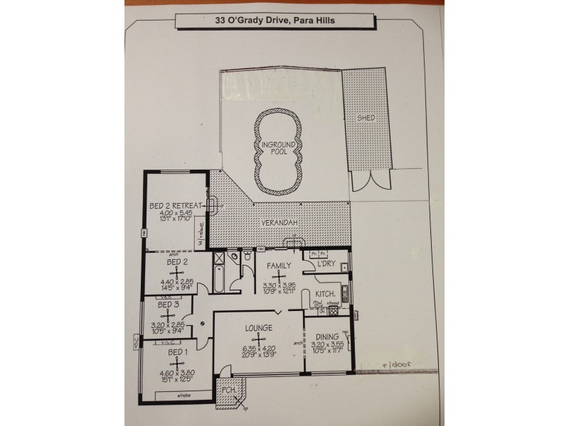 33 O’Grady Drive, Para Hills SA 5096 Floorplan