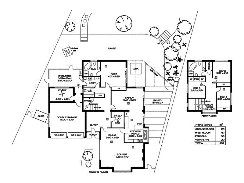 4 Hill Ridge Court, Wynn Vale SA 5127 Floorplan