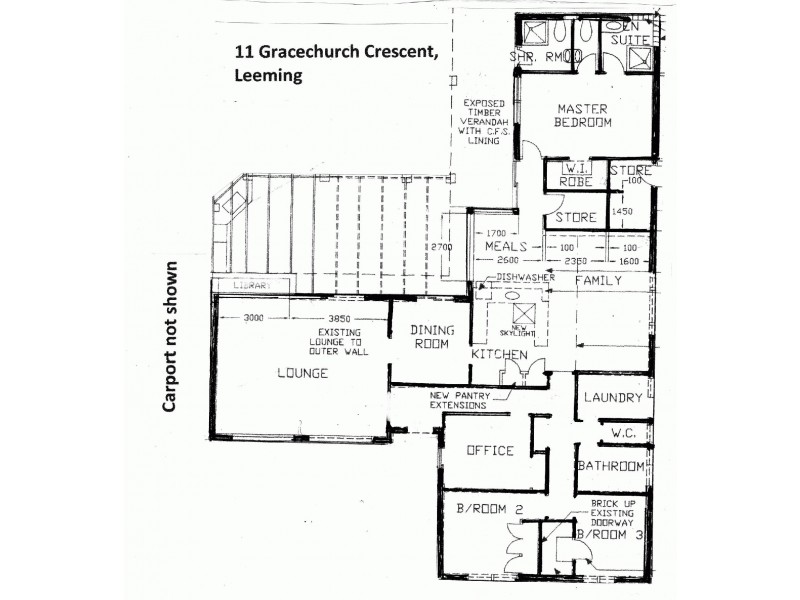 11 Gracechurch Crescent, Leeming WA 6149 Floorplan