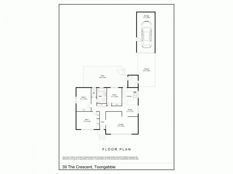 39 The Crescent, Toongabbie NSW 2146 Floorplan