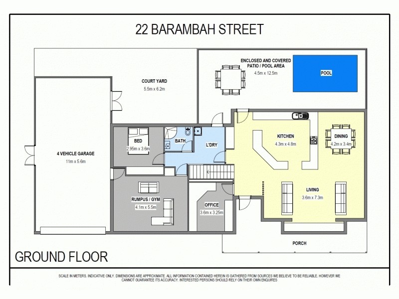 22 Barambah Street, Wandal QLD 4700 Floorplan