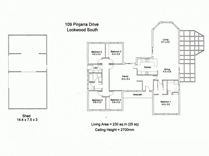 109 Pinjarra Drive, Lockwood South VIC 3551 Floorplan