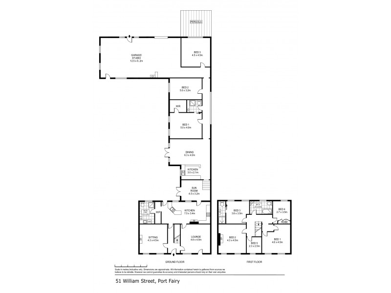 51 William Street, Port Fairy VIC 3284 Floorplan
