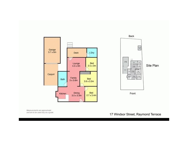 17 Windsor Street, Raymond Terrace NSW 2324 Floorplan