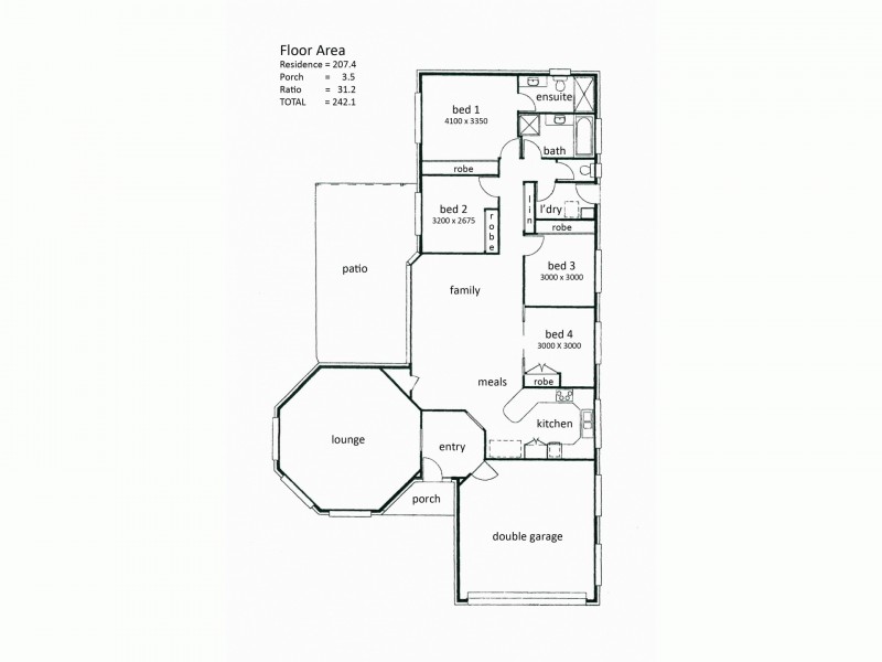 3 Buchanan Street, Murrumba Downs QLD 4503 Floorplan