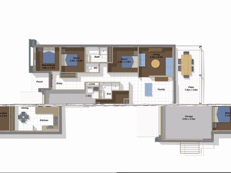 Redbank Plains QLD 4301 Floorplan