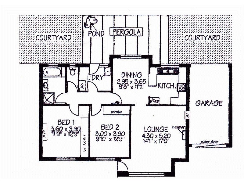 2/20 Fourth Avenue, Ascot Park SA 5043 Floorplan