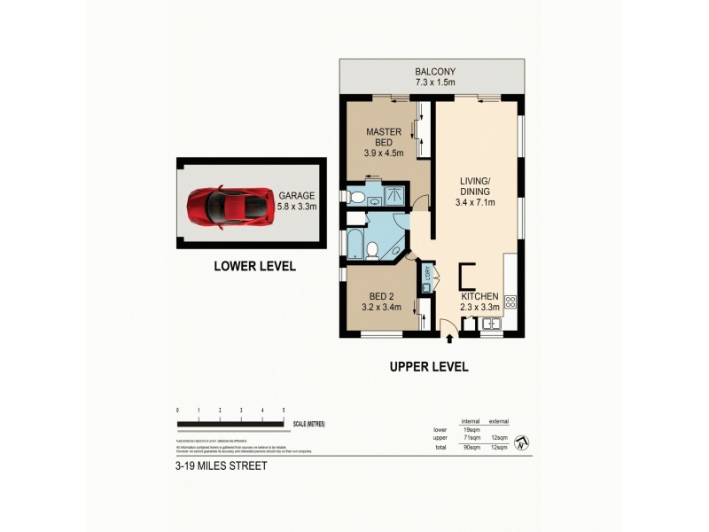 3/19 Miles Street, Hawthorne QLD 4171 Floorplan
