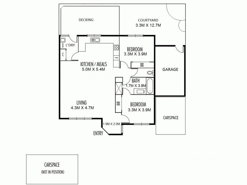 2/21 Linden Avenue, Ivanhoe VIC 3079 Floorplan