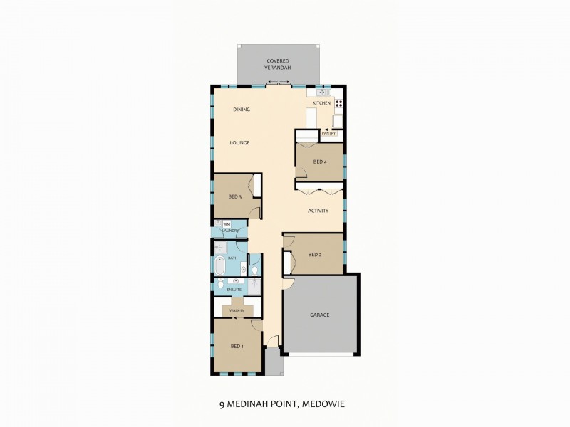 9 Medinah Point, Medowie NSW 2318 Floorplan