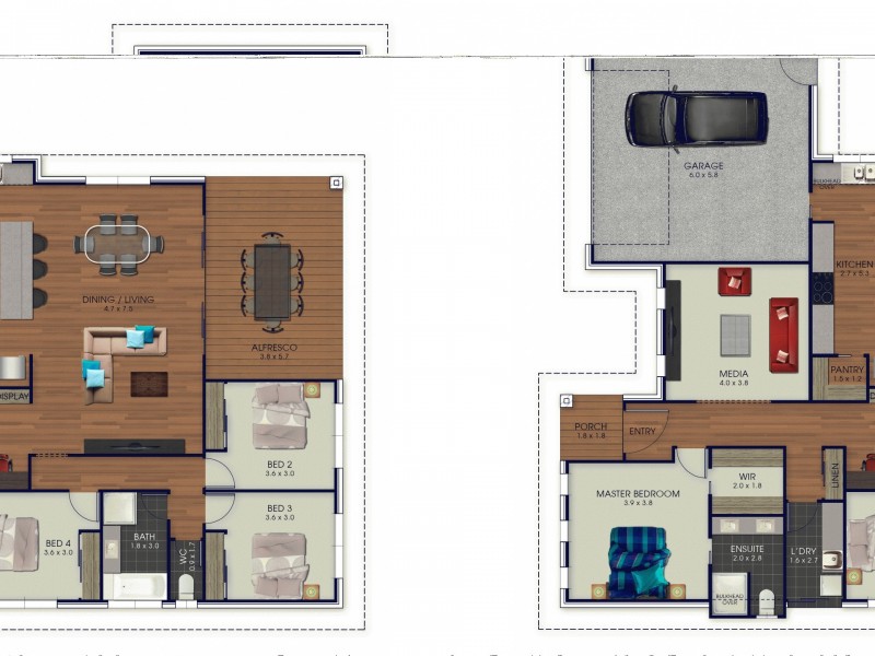 13 Lakefield Crescent, Beerwah QLD 4519 Floorplan