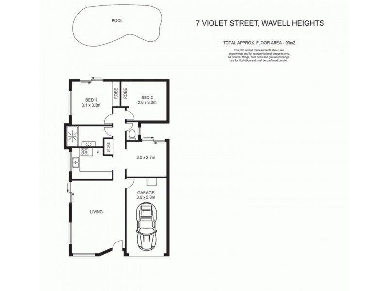 7 Violet Place, Wavell Heights QLD 4012 Floorplan