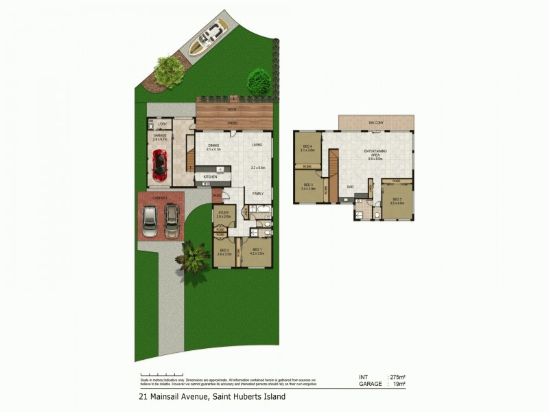 21 Mainsail Avenue, St Huberts Island NSW 2257 Floorplan