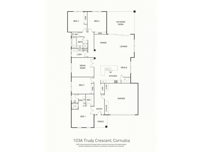 103 A Trudy Crescent, Cornubia QLD 4130 Floorplan