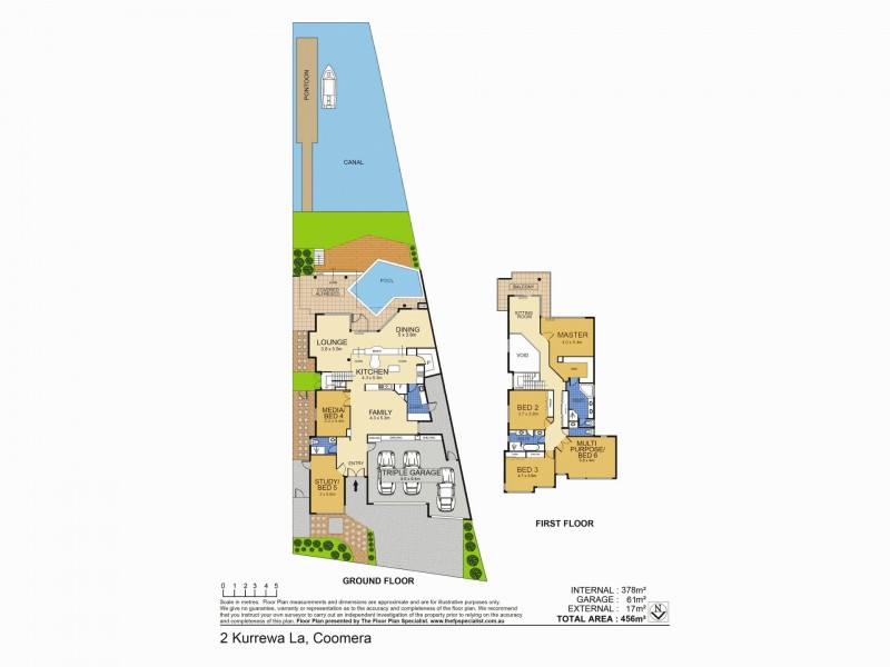 2 Kurrewa Lane, Coomera Waters QLD 4209 Floorplan