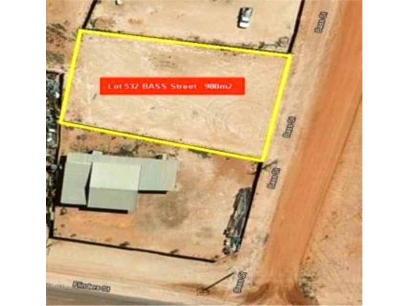 Lot 523 Bass Street, Coober Pedy SA 5723