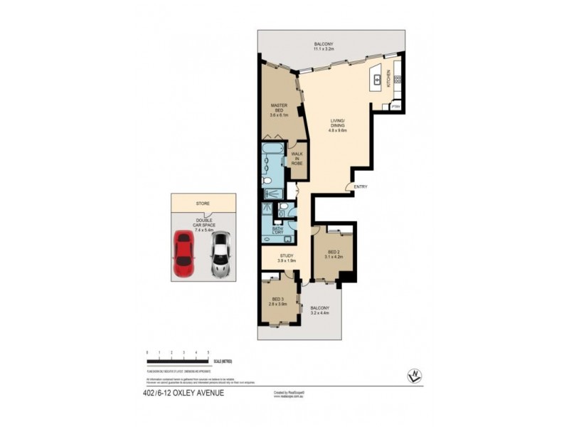 6-12 Oxley Avenue, Woody Point QLD 4019 Floorplan
