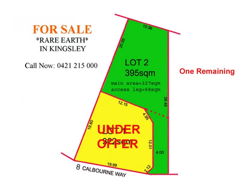 8 CALBOURNE WAY, Kingsley WA 6026