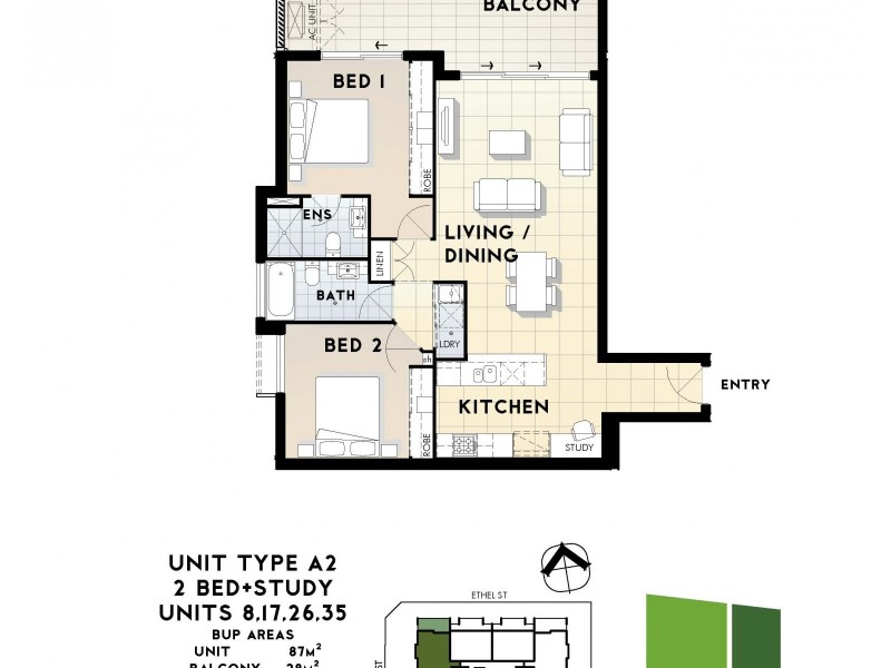 35/60-66 Ethel Street, Chermside QLD 4032 Floorplan