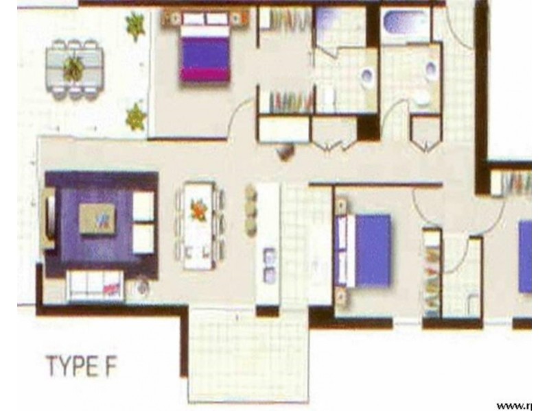 7024/7 Parkland Boulevard, Brisbane City QLD 4000 Floorplan