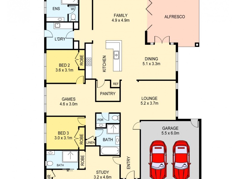 63 Arbour Boulevard, Burnside Heights VIC 3023 Floorplan