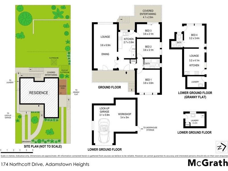 174 Northcott Drive, Adamstown Heights NSW 2289 Floorplan