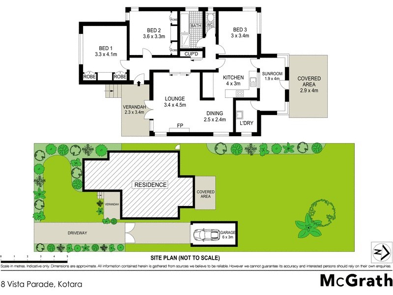 8 Vista Parade, Kotara NSW 2289 Floorplan